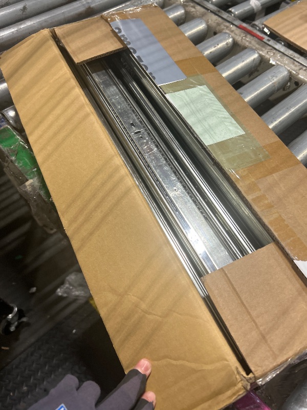 Photo 1 of 10 Pairs of 22 Inch Hardware 3-Section Full Extension Ball Bearing Side Mount Drawer Slides,100 LB Capacity Drawer Slide