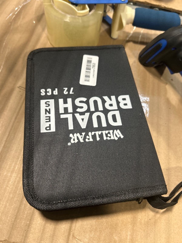 Photo 1 of ?72 Colors?Adult Coloring Book Markers No Bleed – Dual Felt Tip (Fine & Brush) Art Markers for Teens/Kids – Gel Acrylic Paint Pens Set for Sketching, Drawing, Rock Painting, Journaling, Non Bleeding.