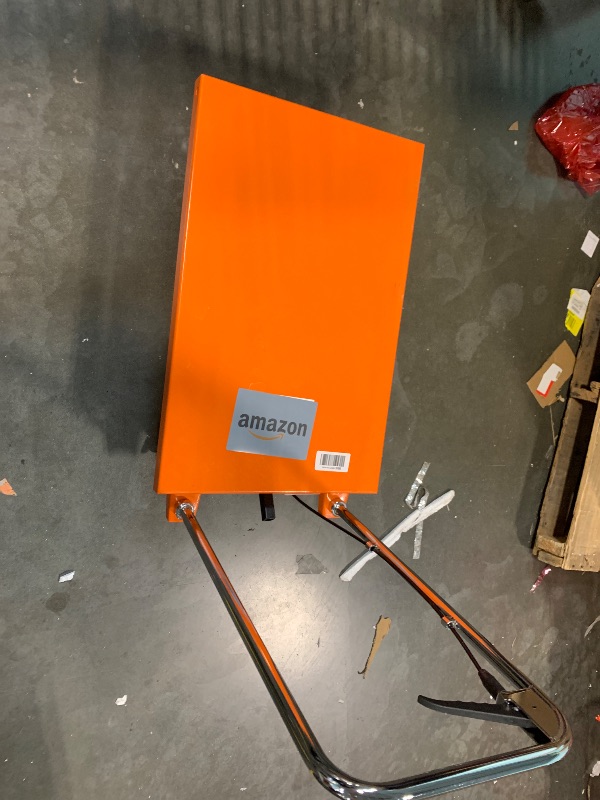 Photo 1 of *UNTESTED*
VEVOR TF23 Hydraulic Lift Table Cart, 500lbs Capacity 28.5" with 4 Wheels and Non-Slip Pad, for Material Handling and Transportation, Orange