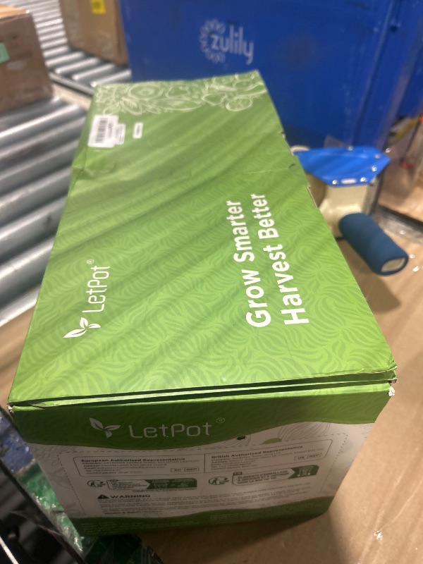 Photo 1 of *****ITEM WET*****
LetPot LPH-SE Hydroponics Growing System, 12 Pods Smart Herb Garden Kit Indoor, Indoor Garden, APP & WiFi Controlled, with 24W Growing LED, 5.5L Water Tank, Pump System, Automatic Timer