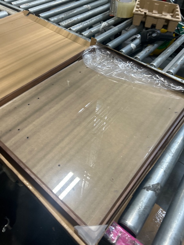 Photo 1 of *****FRAME DAMAGE****
Heimlove 16x20 Picture Frames Natural Walnut,Original Wood Hand Make Crafted Poster Frame with Mat to 11x14 Graduation Picture Display,Family Picture,Wedding Picture,Photo,Document Wall Mounted