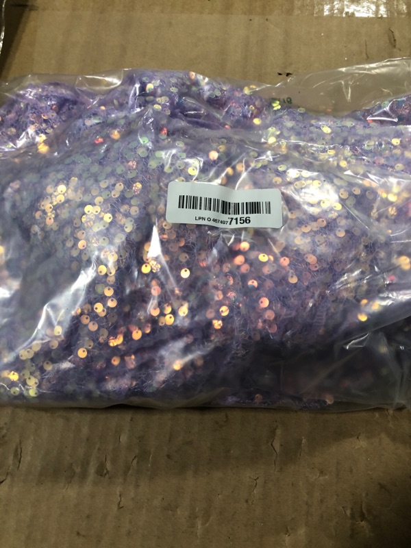 Photo 1 of **Has sequins**
10×10ft Purple Tulle Backdrop Curtain with Lights String for Parties, Sheer Photo Curtain Backdrop Drapes for Wedding Party Photography Backgrounds