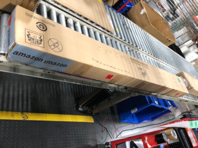 Photo 1 of **PARTIAL SET, ONLY 1 OF 2 BOXES**  Queen LED Velvet Bed Frame with 2 Storage Drawers&Hidden Headboard, Upholstered Platform Bed with Charging Station&Button Tufted Design, Wooden Slats Support, Box Spring Optional, Easy Assembly, Beige