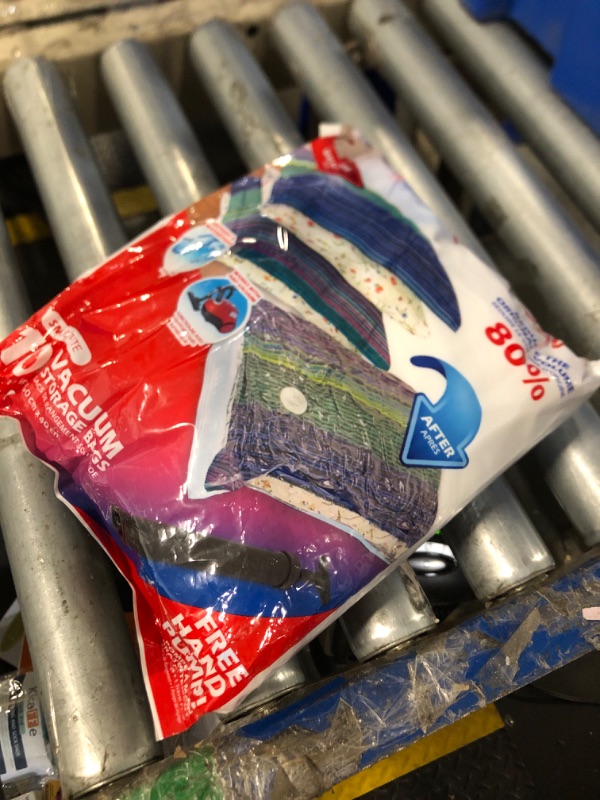 Photo 1 of 10 Pack Small Vacuum Storage Bags for Comforters, Blankets & Clothes – Vacuum Sealed Compression Bags with Hand Pump – Space Saver Storage Bags for Bedding, Moving, Travel & Organization