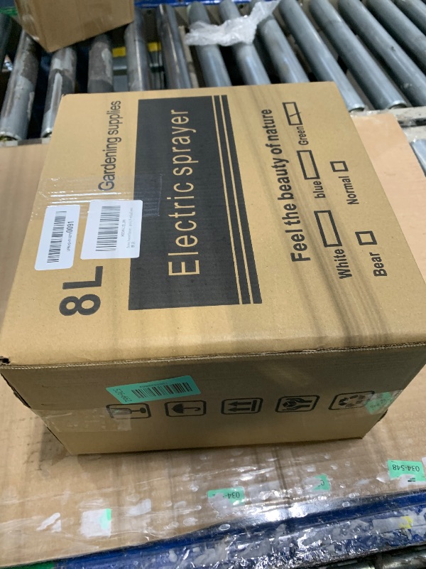 Photo 1 of *UNTESTED*
Battery Powered Sprayer 2 Gallon, Powerful Electric Garden Sprayer with 3 Mist Nozzles, USB Rechargeable Handle, Retractable Wand and Adjustable Shoulder Strap for Irrigation, Weeding(Green)