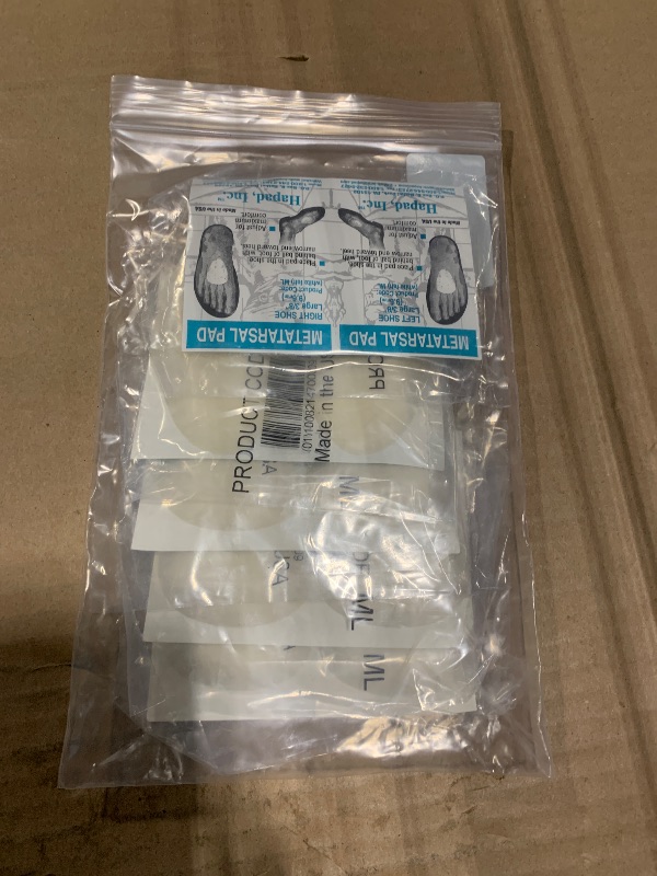 Photo 1 of *** PACK OF 5 *** HAPAD Metatarsal Foot Pads for Women & Men, Large (Pack of 6) - Supportive, Breathable, Comfortable, Lightweight Ball of Foot Pad for Shoes & Heels - Cushions for Metatarsalgia, Mortons, Neuroma