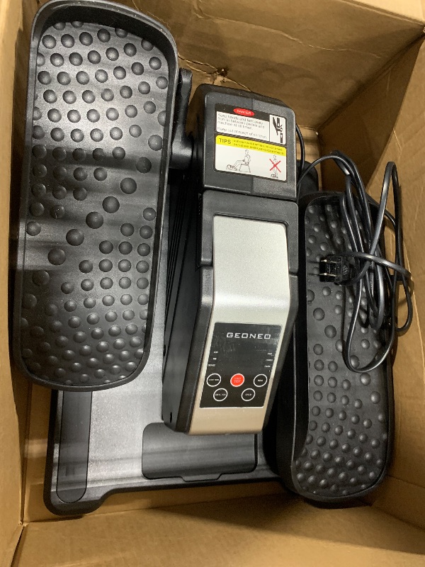 Photo 1 of *** NO REMOTE CONTROL *** Under Desk Elliptical Machine, Electric Elliptical Exerciser for Senior, Quiet & Portable Seated Pedal Exerciser with Remote Control, Manual & Auto Mode, 12 Adjustable Speeds