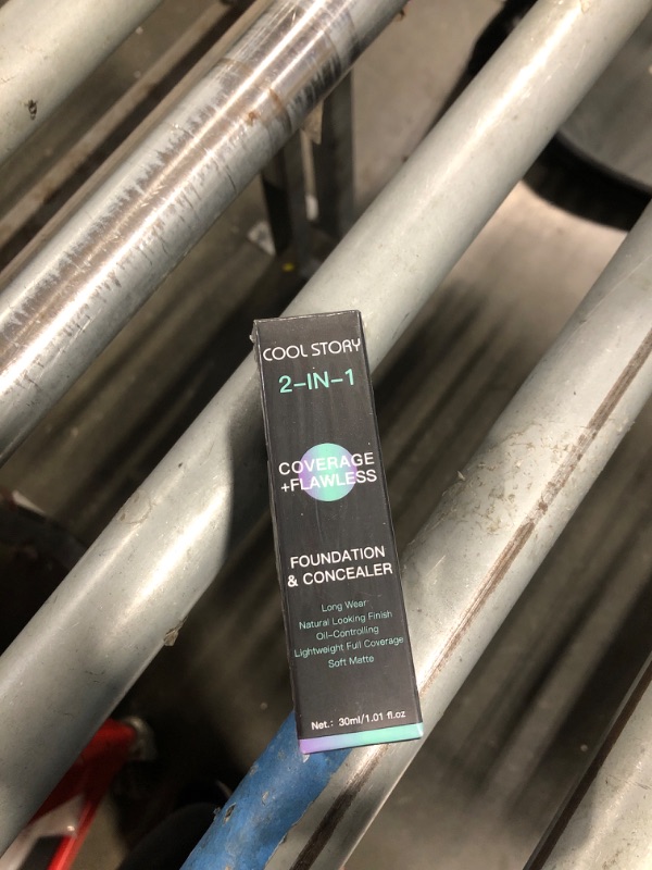 Photo 1 of ** FACTORY SEALED**
QIDSTERS 2 in 1 Foundation Concealer, Lightweight Creamy Long Lasting Face Makeup for Combination Oily Skin, Conceals Dark Circles Under Eyes Dark Spots and Blemishes, Vegan Cruelty-Free, Deep