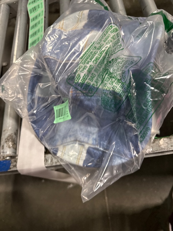 Photo 1 of *MINOR DAMAGE - USED*
EOZY Tie Dye Denim Patchwork Cowboy Hat for Women Men Western Wide Brim Costume Party Hat/Light Blue