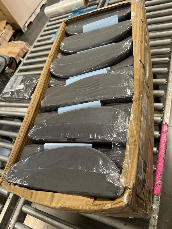 Photo 1 of **SIMILAR ITEM** **SET OF 12** Lumbar Support Pillow for Office Chair, Gaming Chair, or Car, Memory Foam Cushion with Ventilated Mesh and Adjustable Strap, Gray