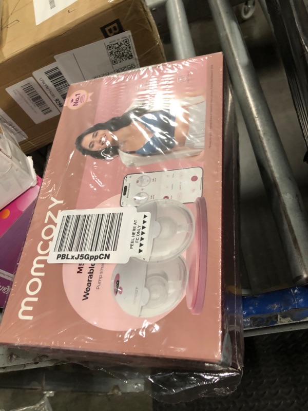 Photo 1 of ** FACTORI SELAED ** Momcozy M5 Smart APP Controlled Wearable Breast Pump, Hands-Free Wireless Electric Pump, 3 Modes 9 Suction Levels, BPA-Free, Portable Lightweight, 24mm Flange, 2-Pack Cozy Red