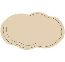 Photo 1 of *** SIMILAR ITEM*** Solid Color Cloud Diatom Mud Bath Mat