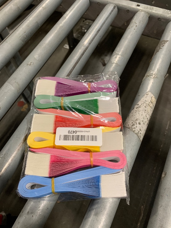 Photo 1 of 1400 Packs Paper Wristbands for Events, 7 Colors Waterproof Neon Party Wristbands Armband Paper Bracelets Identification Wristbands for Concert Club Bar Entrance Admission Party