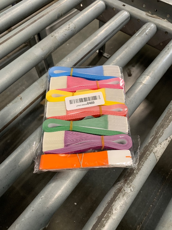 Photo 1 of 1400 Packs Paper Wristbands for Events, 7 Colors Waterproof Neon Party Wristbands Armband Paper Bracelets Identification Wristbands for Concert Club Bar Entrance Admission Party