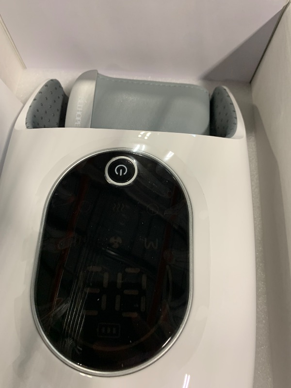 Photo 1 of ****IT DOESN'T TURN ON***Hand Massager with 9 Modes and 4 Heating Options for Hot and Cold Therapy Hand and Wrist Massager for Arthritis and Carpal Tunnel Relief, Hand Massager with Heat and Compression,Gift Christmas,White