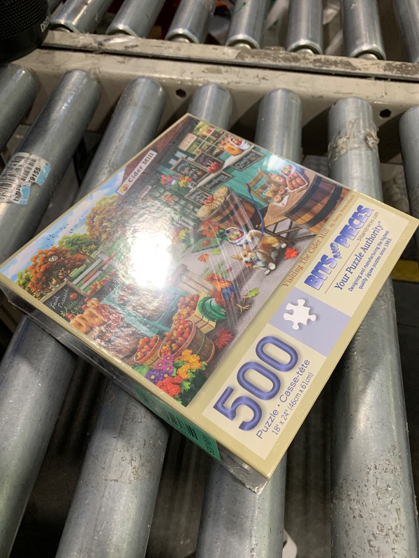 Photo 1 of **FACTORY SEALED**
Bits and Pieces – Value Set of Three 500 Piece Jigsaw Puzzles for Adults – Harvest Flea Market, Pumpkin Festival, Visiting The Cider Mill Artist Nancy Wernersbach, Completed Puzzle Size: 18" x 24"