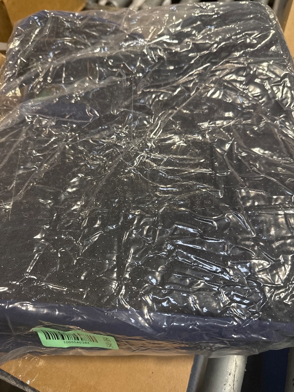 Photo 1 of 2 Pcs Gradual Slope Seat Cushion for Coccyx 15" Wedge Sciatica Tailbone Cushion with Washable Cover Soft Foam Seat Pad for Pain Relief Office Chairs Recliner Wheelchair, Blue