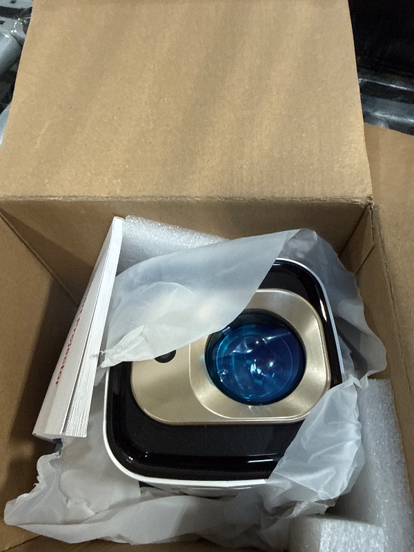 Photo 1 of ?Auto Focus&1080P?Magcubic Mini Smart Projector with 4K Support, Portable Projector with Wifi and Bluetooth, 5W Speaker, Built in Apps, Voice Control, Outdoor Movie Projector