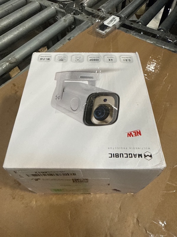 Photo 1 of ?Auto Focus&1080P?Magcubic Mini Smart Projector with 4K Support, Portable Projector with Wifi and Bluetooth, 5W Speaker, Built in Apps, Voice Control, Outdoor Movie Projector