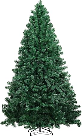 Photo 1 of ** SIMILAR IMAGE UNKNOWN SIZE OR MODEL**COMHOMA 6.5ft Pine Artificial Holiday Christmas Tree with 1,000 Branch Tips, Party Decoration Tree with Foldable Design, Christmas Pine Tree for Home, Office