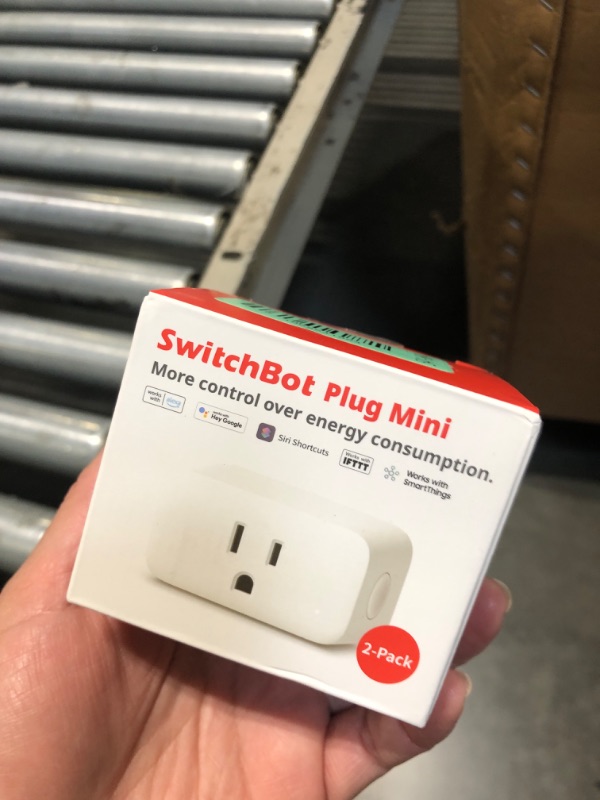Photo 1 of ?2025 New? SwitchBot Smart Plug Mini 15A(2 Pack), Energy Monitor, Smart Home WiFi(2.4GHz) & Bluetooth Outlet, Compatible with Alexa & Google Home, APP Remote Control & Timer Function, No Hub Required