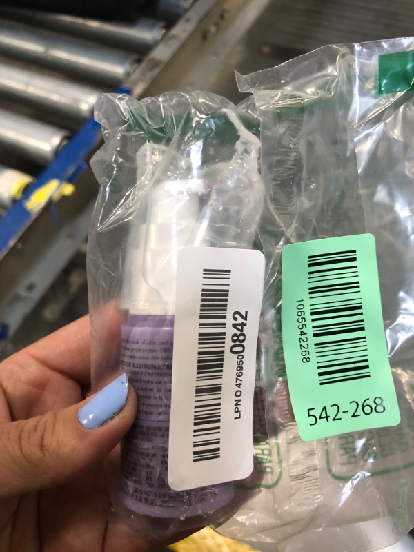 Photo 1 of *****DAMAGED CAP****
e.l.f. Brightening Lavender Face Primer, Face Makeup Primer For Neutralizing Uneven Skin Tones & Brightening Complexion, Vegan & Cruelty-free