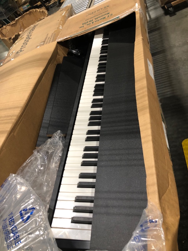 Photo 1 of *USED*
STRICH 88 Keys Weighted Keyboard Piano with Stand & Sustain Pedal, Hammer-Action Digital Piano, Full-size Electric Piano Keyboard Supports USB-MIDI/Wireless Connect, 15W×2 Built-In Speakers, SDP-120