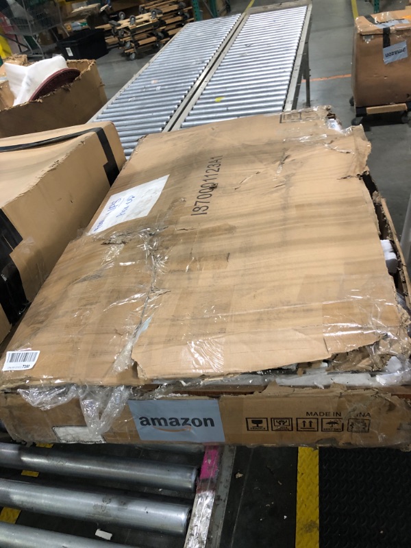 Photo 1 of *USED*
Einhomn 5-Piece Dining Table Set for 4-6, 63" Extendable Kitchen Table with 2 Benches & 2 Stools, Metal Frame & MDF Board, Farmhouse Space-Saving Dinette for Kitchen, Dining Room, Black