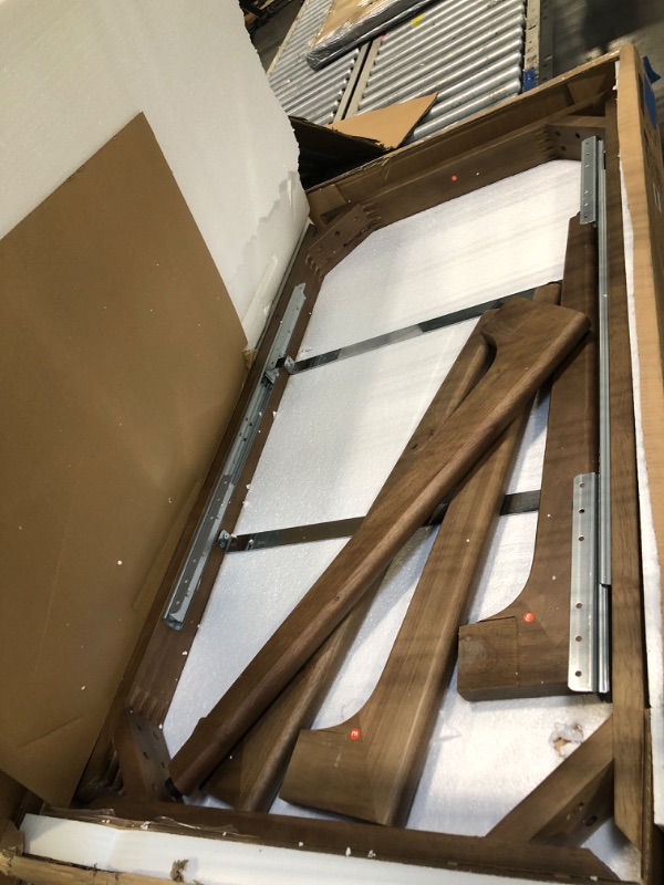 Photo 1 of *****MISSING TOP*****
VASAGLE MAEZO Collection - Extendable Dining Table for 4/6/8, Kitchen Table with Tapered Legs, Curved Transitions, for Dining Room, Kitchen, Home Office, Honey Brown UKDT090K01V1