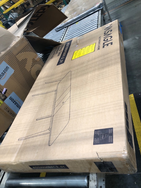 Photo 1 of *****MISSING TOP*****
VASAGLE MAEZO Collection - Extendable Dining Table for 4/6/8, Kitchen Table with Tapered Legs, Curved Transitions, for Dining Room, Kitchen, Home Office, Honey Brown UKDT090K01V1