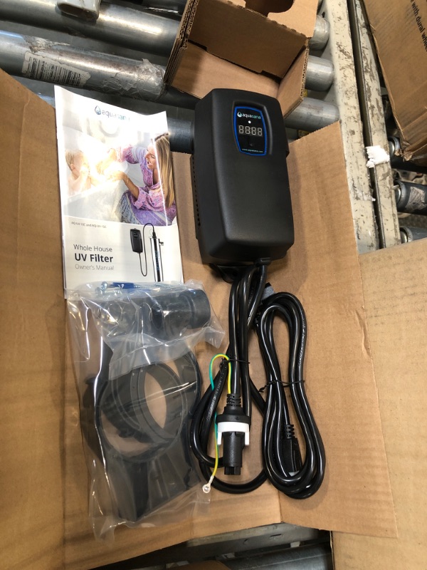 Photo 1 of *****PARTIAL SET, NO RETURNS*****Aquasana Whole House Water Filter System | 1,000,000 Gallons | Salt-Free Softener Alternative | UV, Carbon & KDF | Tackles up to 99.99% Chlorine, Bacteria, Viruses, Cysts & Scale | EQ-1000-AST-UV