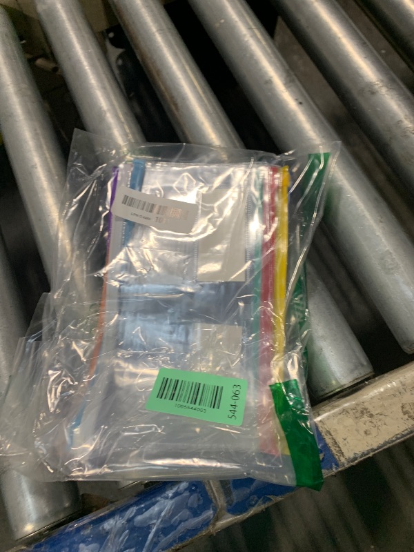 Photo 1 of *MISSING PARTS UNKNOWN*
Tamaki 10 Pack Zipper Plastic Envelopes, Small Plastic Envelopes, A6 Size for Pencil Case Bulk, Bill Bag, 10 Color (9x4.7 Inch)