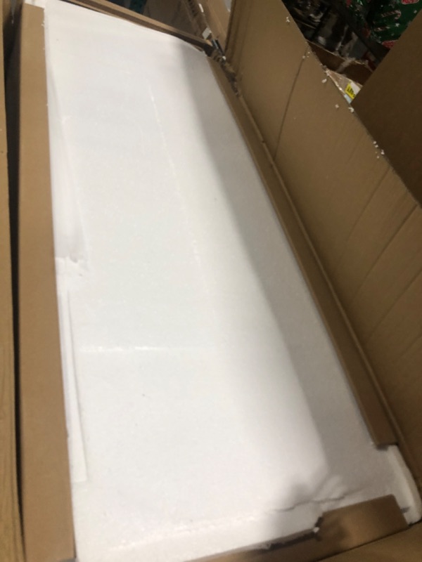 Photo 1 of ***JUST  BASE DINNING TABLE BASE *** /// ONLY BASE /// Acme Gamarya Contemporary Wood Oval Dining Table with Vertical Pattern in Oak  /// ONLY BASE ///