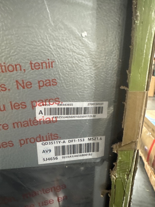 Photo 1 of  *********TURNS ON PERFECTLY******* Avanti 4.4 cu. ft. Compact Refrigerator, Mini-Fridge, in Stainless Steel (RM4436SS)