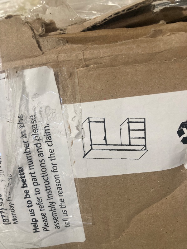 Photo 1 of ***SIMILAR***

TVIULM Modern Office Desk with Storage Drawers 53 inch, Study Desk for Home Office, Simple Style PC Table with 3 Drawers, 1 Door and 1 Storage Shelf (White)