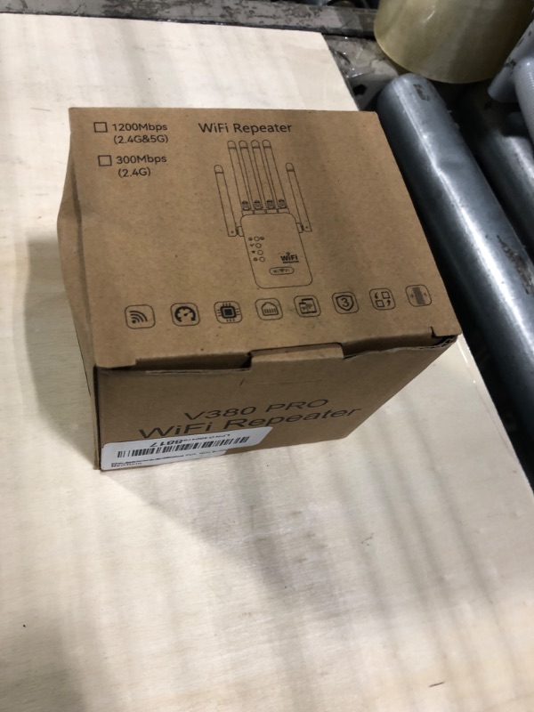 Photo 1 of **EUROPEAN PLUG**
WiFi Extender Signal Booster for Home, AC1900Mbps Dual Band, Covers up to 12880 sq.ft & 105 Devices, New 6X Faster Wireless WiFi Extender with Ethernet Port, WiFi Booster Compatible with All Routers