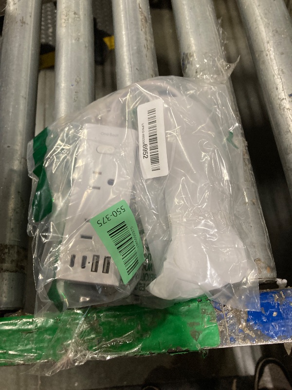 Photo 1 of 15Ft Extension Cord with Multiple Outlets, Flat Plug Power Strip Surge Protector with 15 Ft Long Cord, 6 Outlet 3 USB Ports (1 USB C), Multi Outlet Wall Plug for Travel, College, Dorm Room Essentials