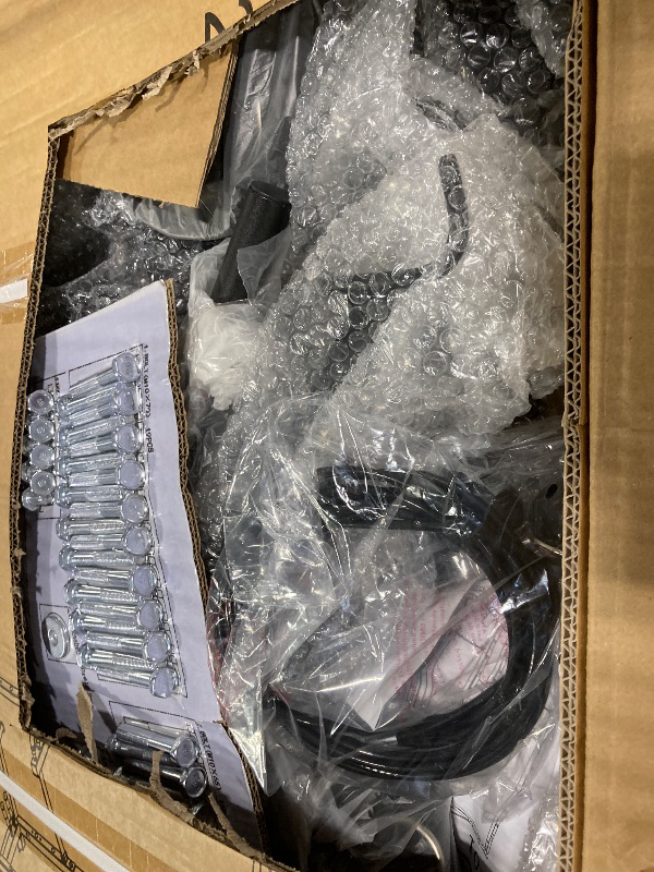 Photo 1 of **UNTESTED**
GarveeLife Power Cage with LAT Pulldown, Multi-Functional Power Rack with Cable Pulley System and J-Hooks, Squat Rack with Dip Bars and Landmine Attachment, Weight Cage for Home Gym Equipment