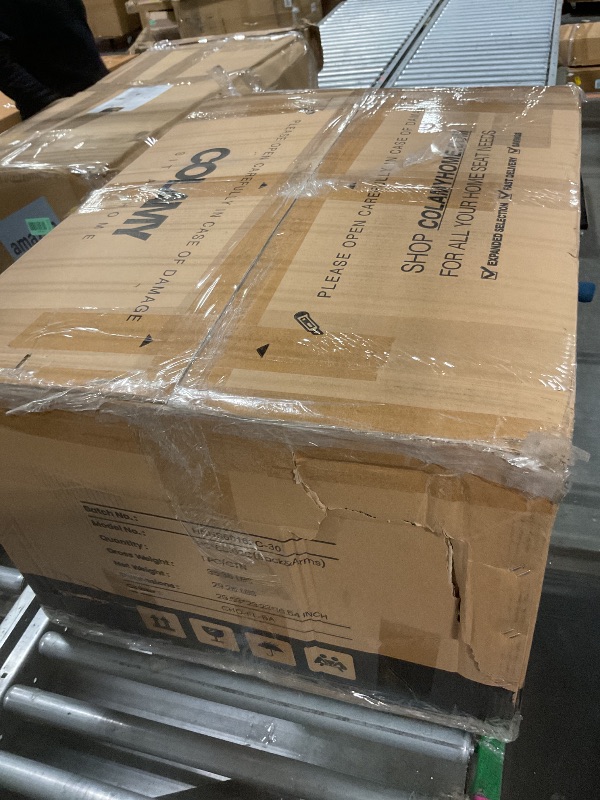 Photo 1 of **PARTIAL SET**
MALOL Leather Recliner Chair for Adults, Swivel Rocker Recliner for Small Spaces, Wide Glider Rocking Nursery Chair with Ergonomic High Backrest, for Home Living Room, Office, Bedroom?Chocolate Brown?