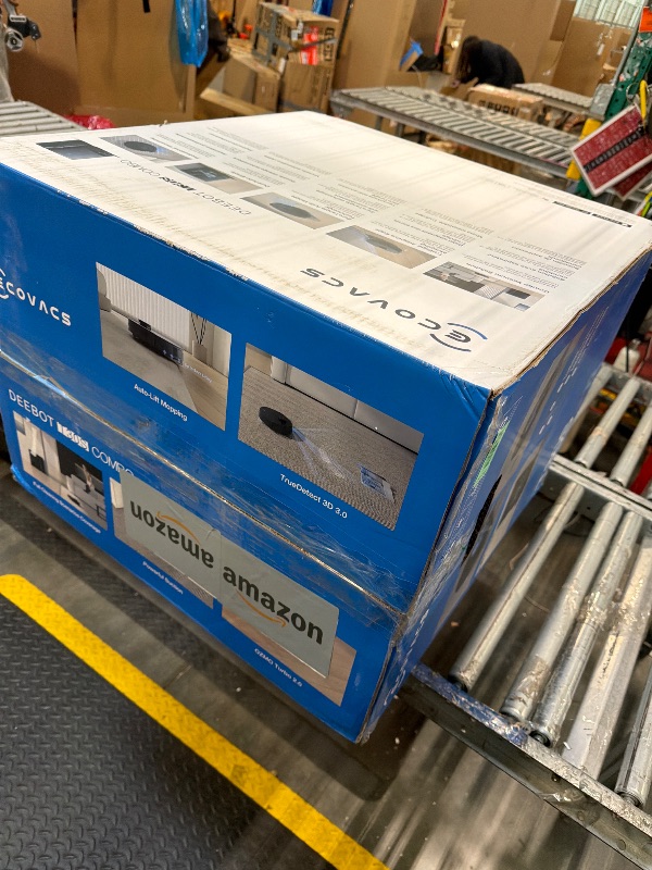 Photo 1 of *USED*
ECOVACS DEEBOT T30S Combo Robot Vacuum and Mop, All-in-One Cleaning Hub, 11000Pa, ZeroTangle Technology, TruEdge Adaptive Edge Mopping, Dual Self-Emptying, Hot Water Mop Washing, Auto-Mop Lifting