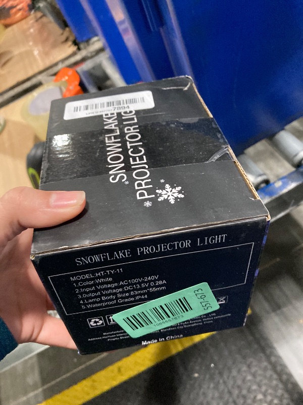 Photo 1 of ?LILNIAGY Christmas Decorations Outdoor Christmas Projector Lights Snowflake Projector, IP65 Waterproof & Adjustable Christmas Lights for Outdoor Christmas Decorations Home Party Garden Xmas Decor