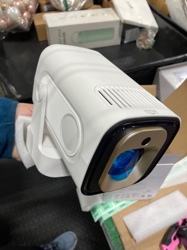 Photo 1 of ?Auto Focus&1080P?Magcubic Mini Smart Projector with 4K Support, Portable Projector with Wifi and Bluetooth, 5W Speaker, Built in Apps, Voice Control, Outdoor Movie Projector