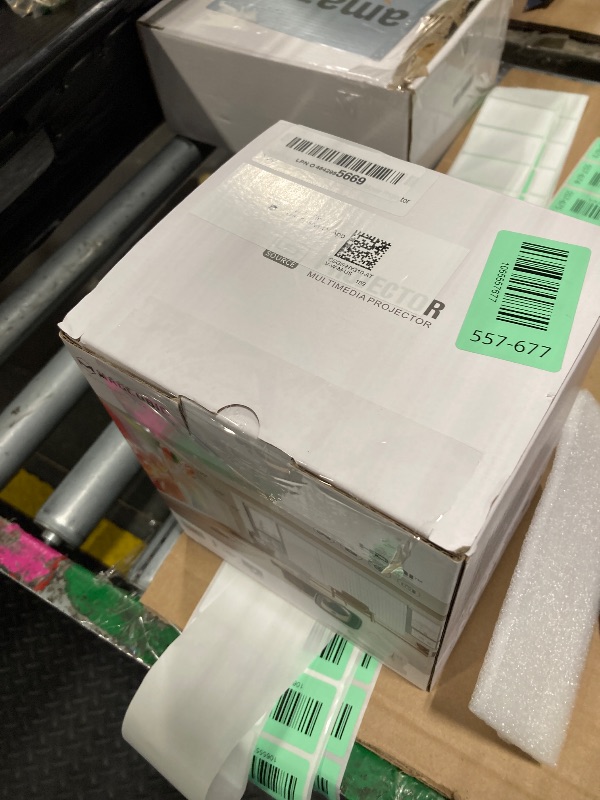 Photo 1 of ?Auto Focus&1080P?Magcubic Mini Smart Projector with 4K Support, Portable Projector with Wifi and Bluetooth, 5W Speaker, Built in Apps, Voice Control, Outdoor Movie Projector