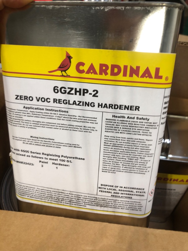 Photo 1 of CARDINAL 6G89-WHE22423 TUFF-TUB WHITE GLOSS HIGH HIDE REGLAZING
POLYURETHANE