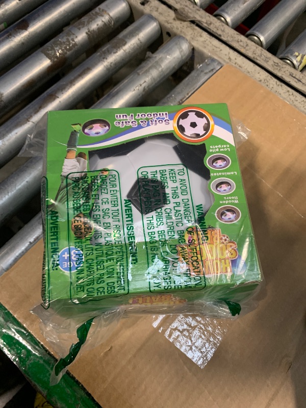 Photo 1 of 2 Pack Hover Soccer Ball with 8 Pcs Batteries, Air Floating Soccer Toy with LED Lights and Foam Bumper, Indoor Games for Kids 4-8-12, Toys Gifts for 3 4 5 6 7 8 9 Year Old Boys Girls