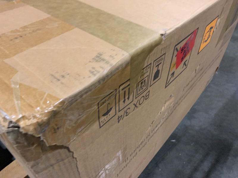 Photo 1 of ****MULTIPLE BOX SET**** Ball & Cast L Shaped Sectional Sofa with Storage Armrest and Cup Holders,Corduroy Upholstered Comfy Cloud Couch W/Deep Seat,5 Seat Modular Corner Sofas for Living Room,Apartment,Black,102"