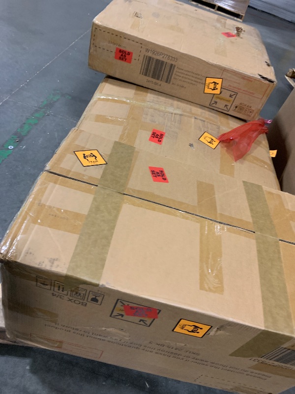 Photo 1 of ****MULTIPLE BOX SET**** Ball & Cast L Shaped Sectional Sofa with Storage Armrest and Cup Holders,Corduroy Upholstered Comfy Cloud Couch W/Deep Seat,5 Seat Modular Corner Sofas for Living Room,Apartment,Black,102"