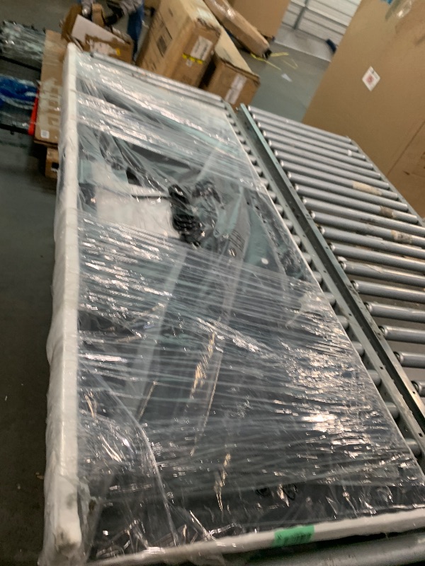 Photo 1 of ** DIRTY ** SHA CERLIN Full Size Platform Bed Frame with Charging Station, Velvet Wingback Headboard with Storage Shelf, Wooden Slats Support, Ample Under-Bed Space, No Box Spring Needed, Easy Assembly, White