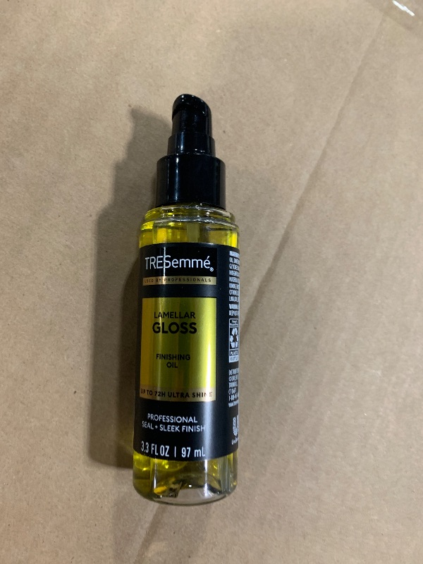 View 2 of ***USED***TRESemmé Lamellar Gloss Oil Lamellar Lamination Ultra Shine Up to 72H Ultra Shine 3.3 Fl Oz