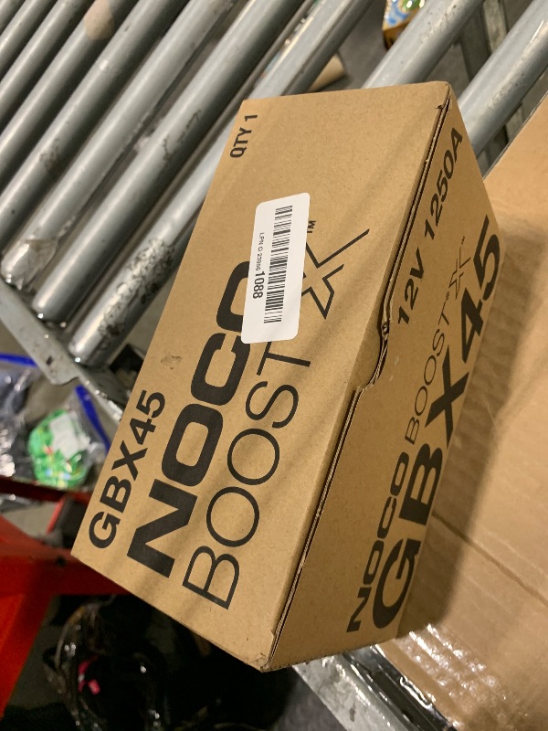 Photo 1 of ///////factory sealed////
NOCO Boost X GBX45: 1250A UltraSafe Jump Starter – 12V Lithium Battery Booster Pack, Portable Jump Box, Power Bank & Jumper Cables - for 6.5L Gas and 4.0L Diesel Engines